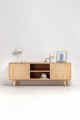 Stylish Sideboard with Wooden Finish - Perfect for Minimalist Arrangements