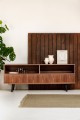 Modern Scandinavian-style veneer TV unit