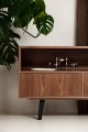 Minimalistic TV cabinet with soft-closing drawers