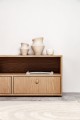 Functional TV cabinet with 2 shelves - excellent solution for those who appreciate tidiness.