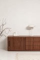 Stylish TV unit: American walnut veneer sideboard