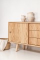 Scandinavian-style TV cabinet with 3 drawers - functionality and simplicity in one piece of furniture