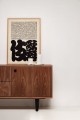 Exceptional walnut veneer sideboard - a luxurious addition to your home.