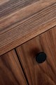 Walnut veneer TV cabinet - elegant and stylish storage solution