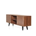 American Walnut TV Cabinet - Scandinavian, Industrial, and Minimalist Style