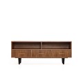 Stylish American walnut TV media console
