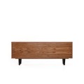 Loft-style American walnut TV cabinet