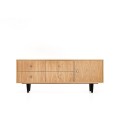 Modern TV media console with aesthetic details