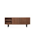 Designer TV unit with sliding doors and drawers