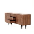 Scandinavian TV cabinet in American walnut color