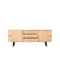 Kommode für den Fernseher mit Holzfurnier - zeitloses Design für das Wohnzimmer