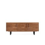 Sideboard TV with 3 doors walnut "PRIMULA"
