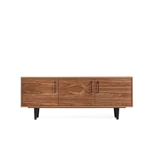 Sideboard TV with 3 doors walnut "PRIMULA"