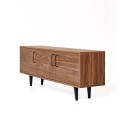 Modern TV Unit in American Walnut Veneer