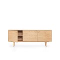 Designer TV cabinet with three opening doors