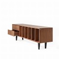Showcase Your Vinyl Records - MARIGOLD Cabinet in Various Veneer Colors