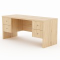 Moderner PRIMROSE-Schreibtisch, Eichenfurnier