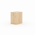 LUPIN – Premium Rollcontainer für den Schreibtisch, Eiche Naturfurnier