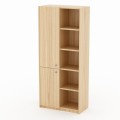 MAGNOLIA – an elegant bookcase for the living room and office, natural oak veneer
