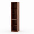 ZINNIA – bookcase for books and documents | Walnut veneer