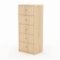 BLUEBELL – tall chest of drawers, natural oak veneer