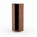 Elegant tall cabinet SNOWDROP Walnut veneer