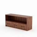 DAPHNE Low-profile Sideboard, Walnut Veneer
