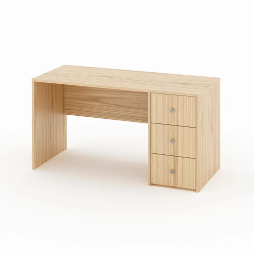 ASTER Desk - a minimalist desk with 3 drawers